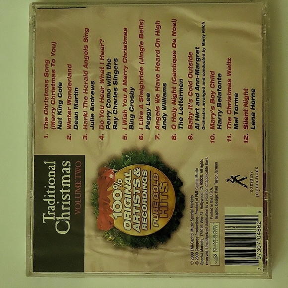 Traditional Christmas CD Volume II Compass Productions 2000 - Picture 6 of 7